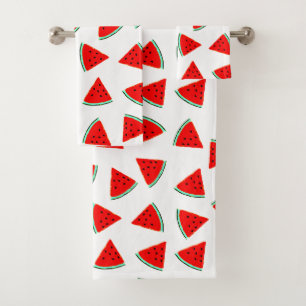 Triangle Watermelons Bath Towel Set