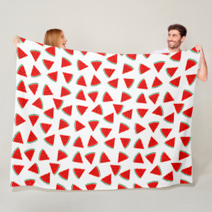 Triangle Watermelons Fleece Blanket