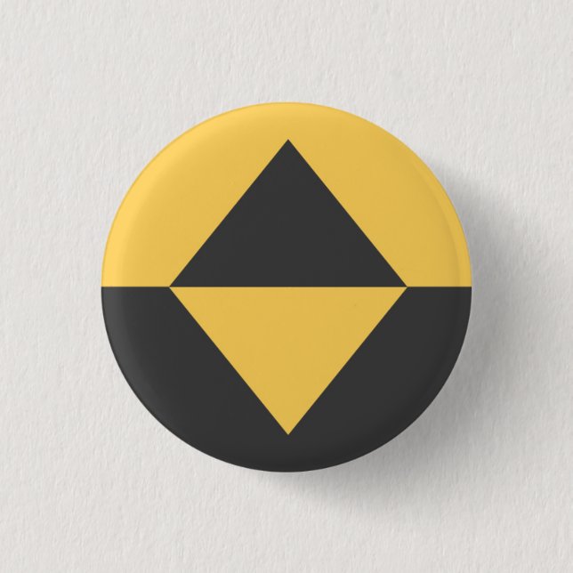 Triangles 1 Inch Round Button (Front)