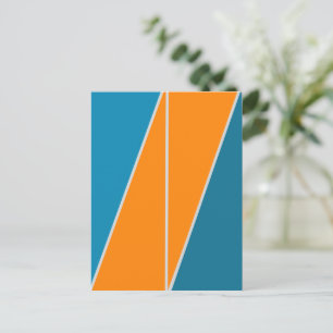 Triangles Abstract Geometric Design Postcard