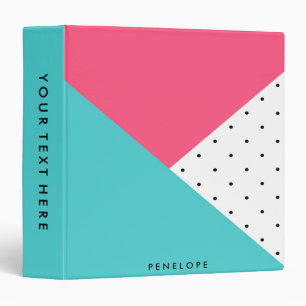 Triangles Abstract Pattern Binder