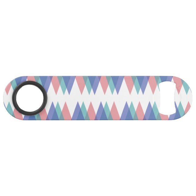 Triangles bleu et corail (Devant (Horizontal))