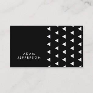Triangles elegant modern business card