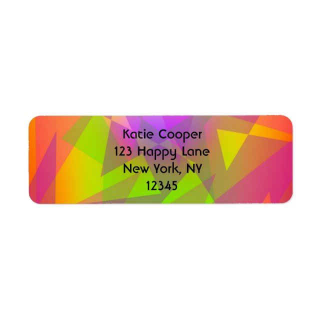 Triangles et rectangles Abstraits (Devant)