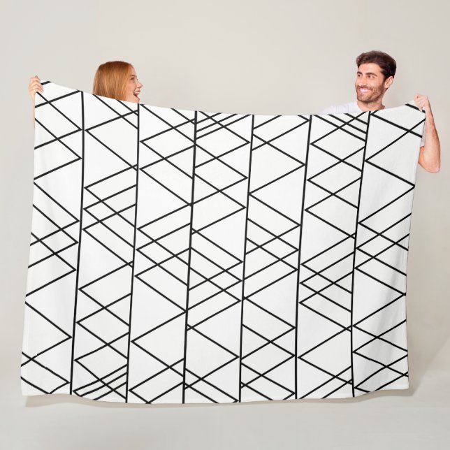 Triangles  fleece blanket (In Situ)