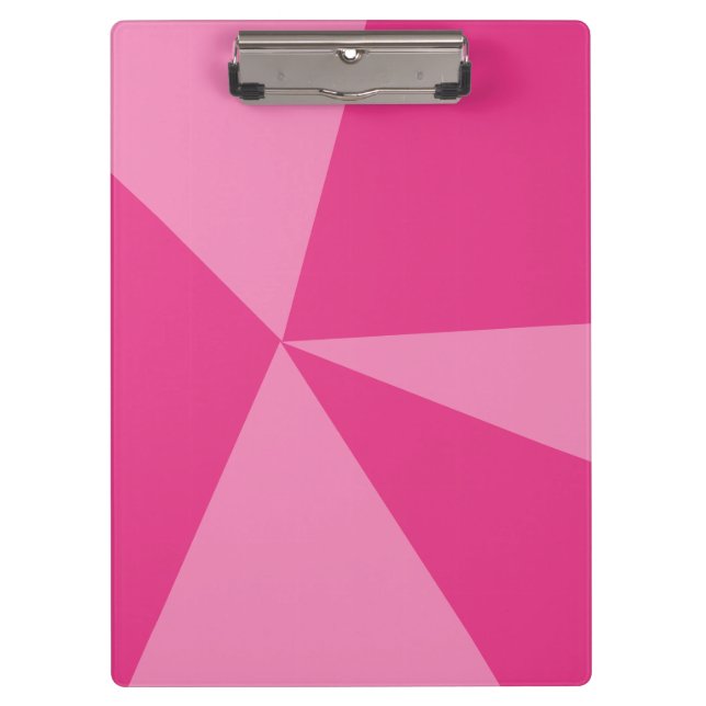 Triangles geometric pattern clipboard (Front)