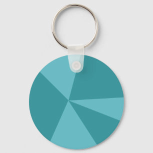Triangles geometric pattern keychain