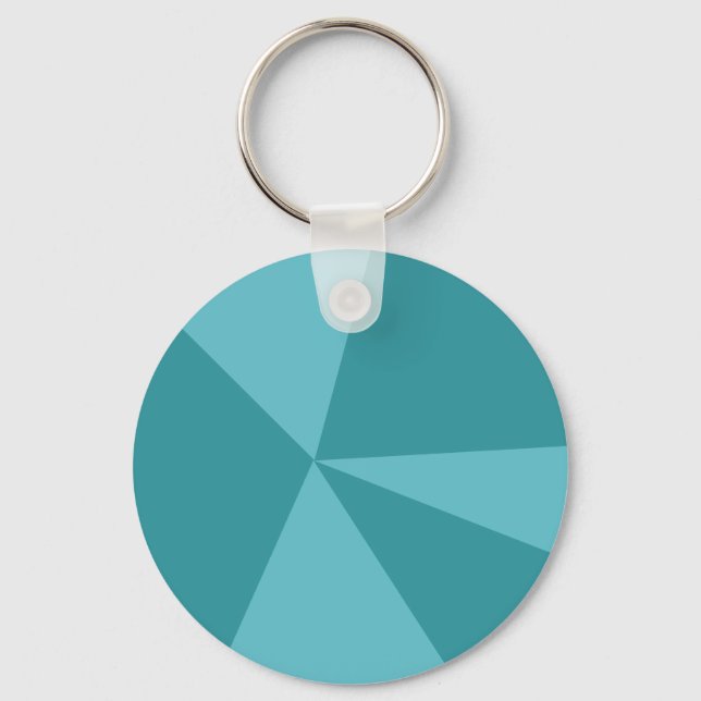 Triangles geometric pattern keychain (Front)