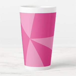 Triangles geometric pattern latte mug