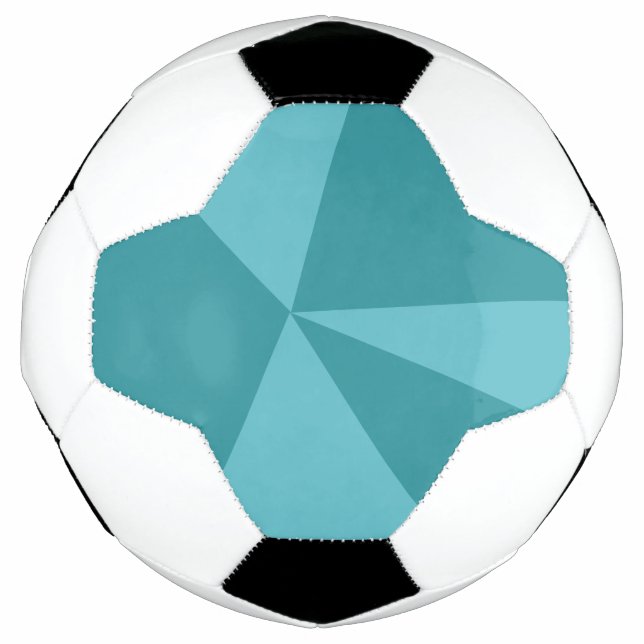 Triangles geometric pattern soccer ball (Front)