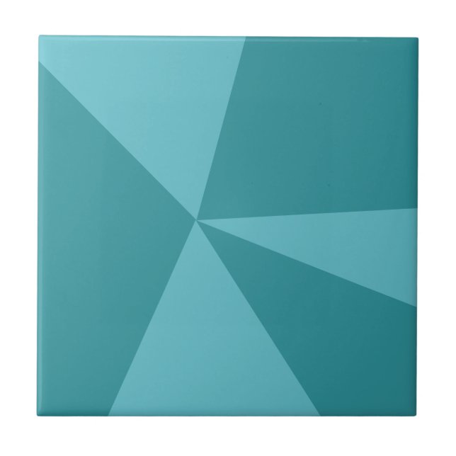 Triangles geometric pattern tile (Front)