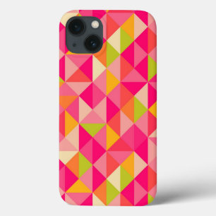 Triangles geometrical pattern iPhone 13 case