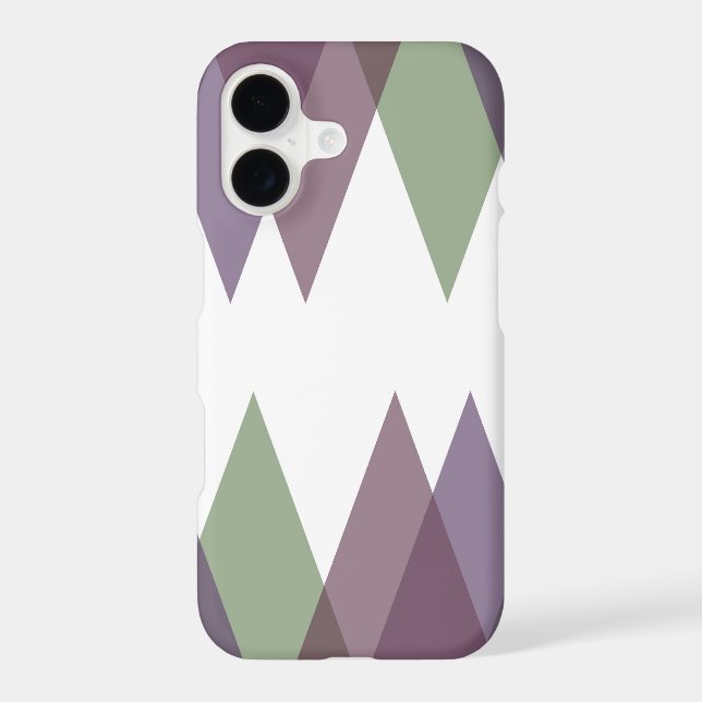 Triangles mauves et verts (Verso)