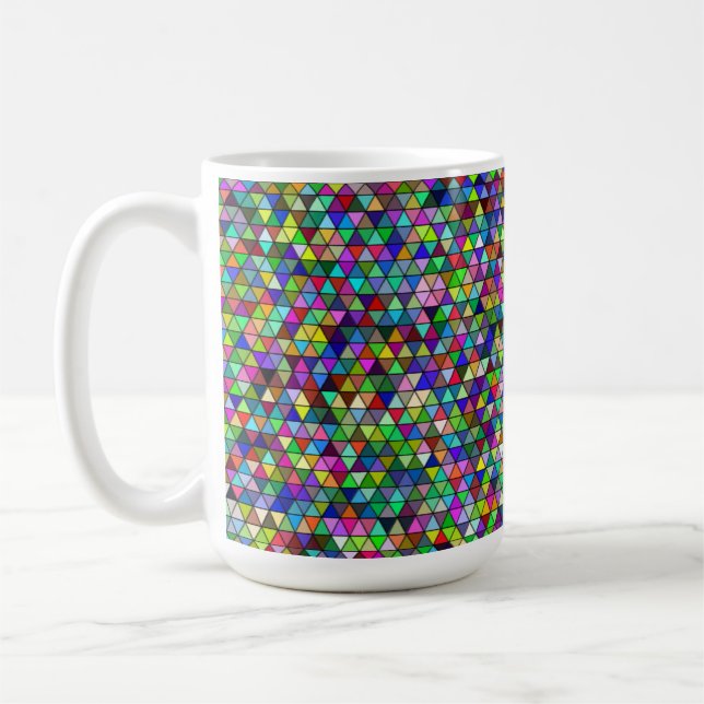 Triangles Mug 15 oz (Gauche)