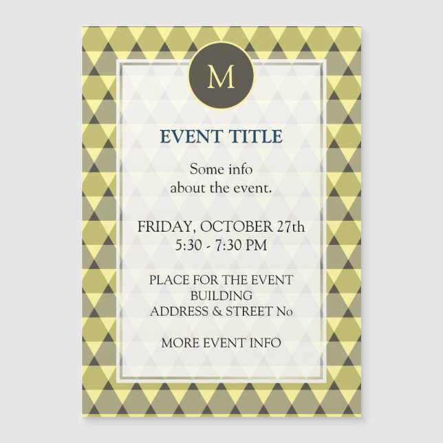 Triangles Pattern (Front)