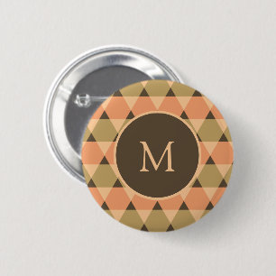 Triangles Pattern 2 Inch Round Button