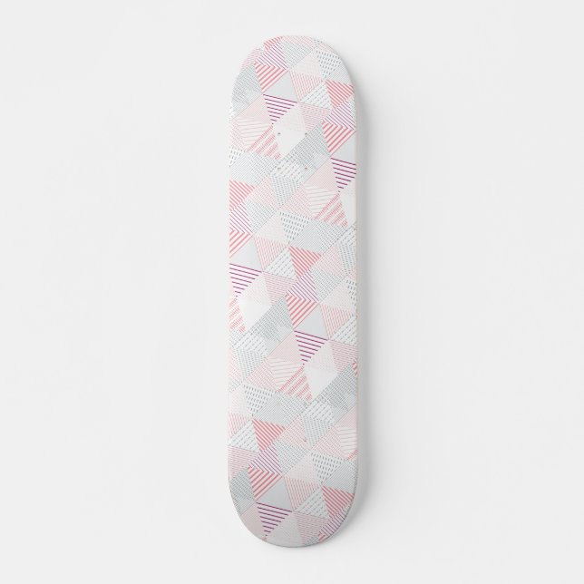 Triangles Pattern 2 Skateboard (Front)