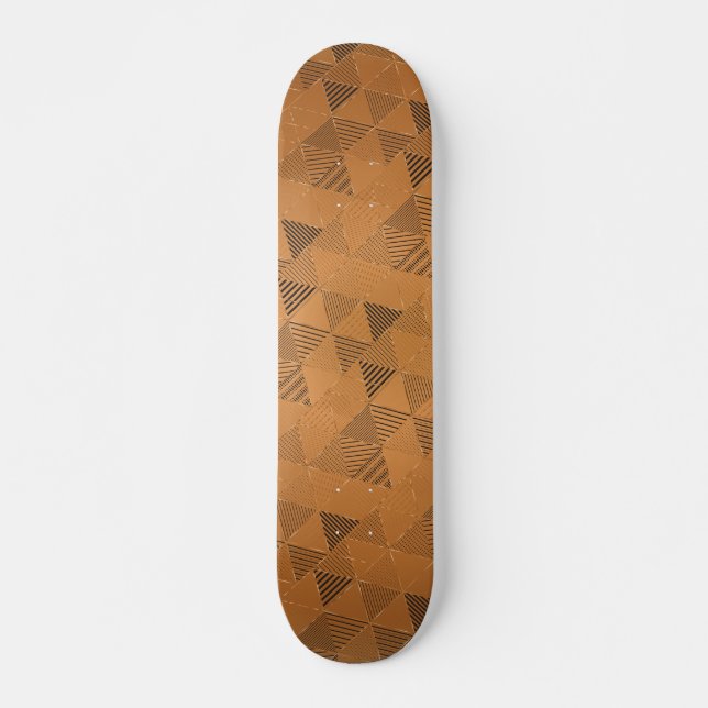 Triangles Pattern 5 Skateboard (Front)