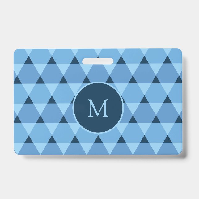 Triangles Pattern Badge (Front)