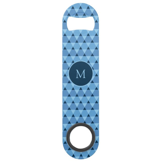 Triangles Pattern Bar Key (Front)