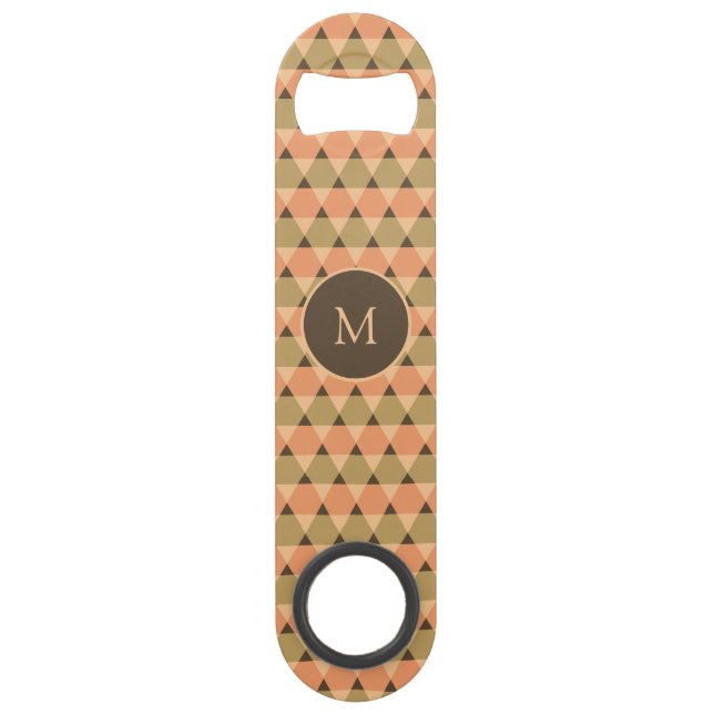 Triangles Pattern Bar Key (Front)