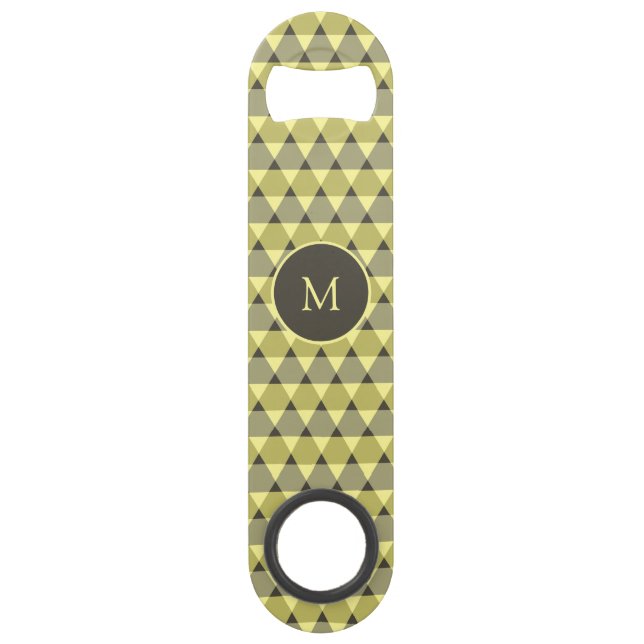 Triangles Pattern Bar Key (Front)