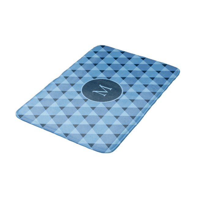 Triangles Pattern Bath Mat (Angled)