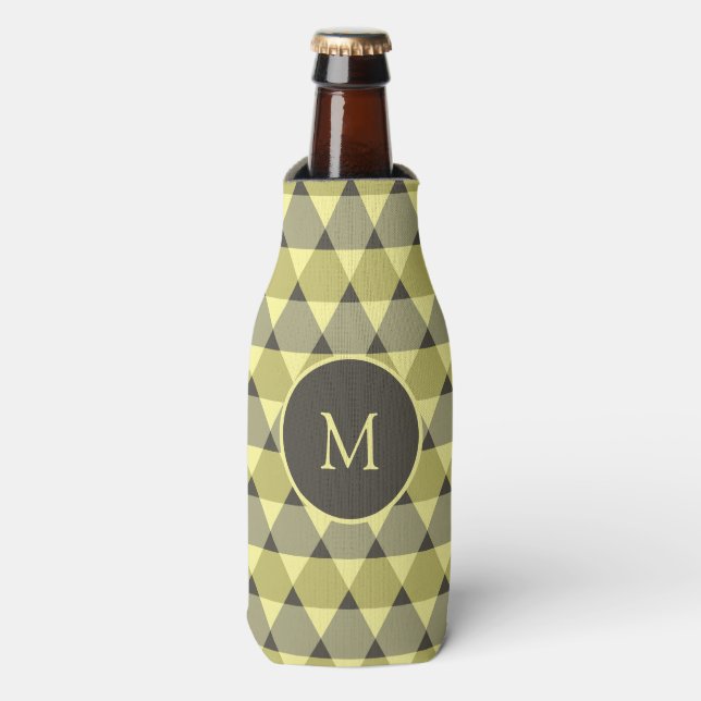 Triangles Pattern Bottle Cooler (Bottle Front)