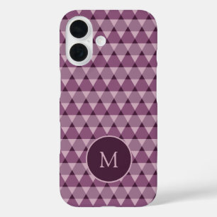 Triangles Pattern iPhone 16 Case