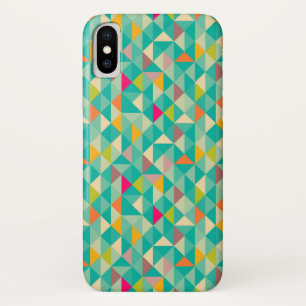 Triangles pattern iPhone x case