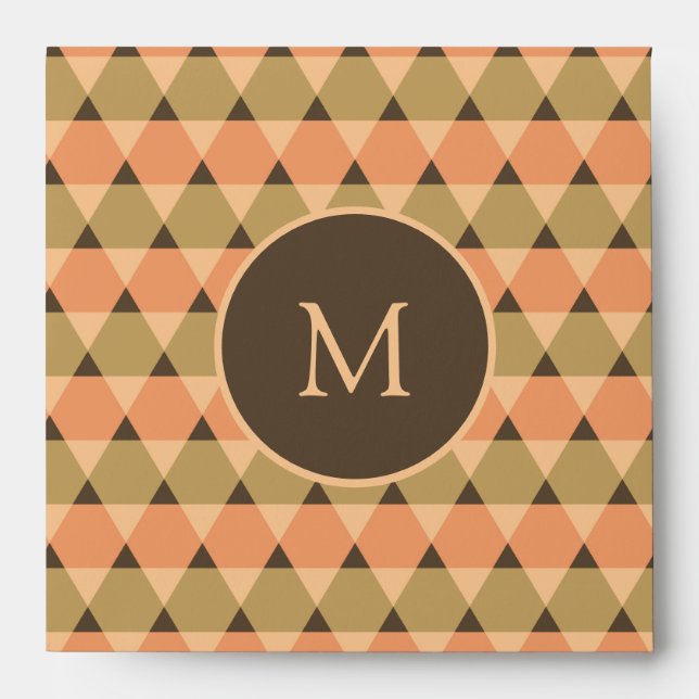 Triangles Pattern Envelope (Front)