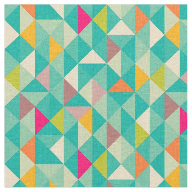 Triangles pattern fabric (Close Up)