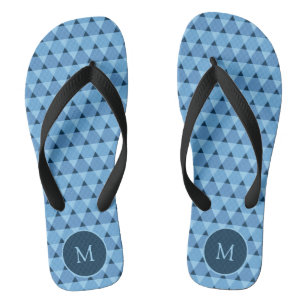 Triangles Pattern Flip Flops