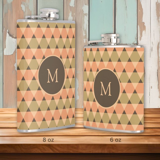 Triangles Pattern Hip Flask (Creator Uploaded)