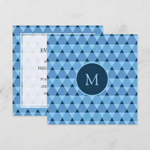 Triangles Pattern Invitation