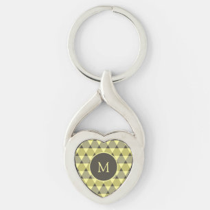 Triangles Pattern Keychain