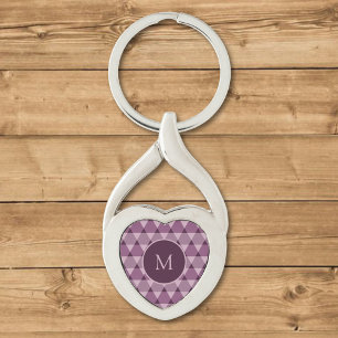 Triangles Pattern Keychain