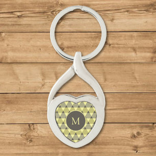Triangles Pattern Keychain