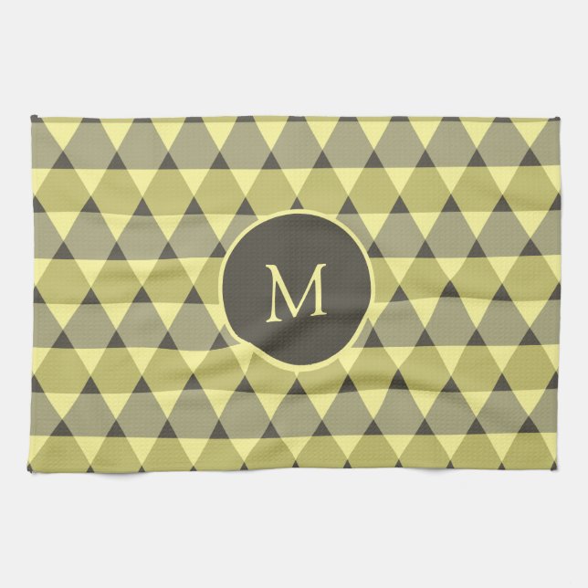 Triangles Pattern Kitchen Towel (Horizontal)