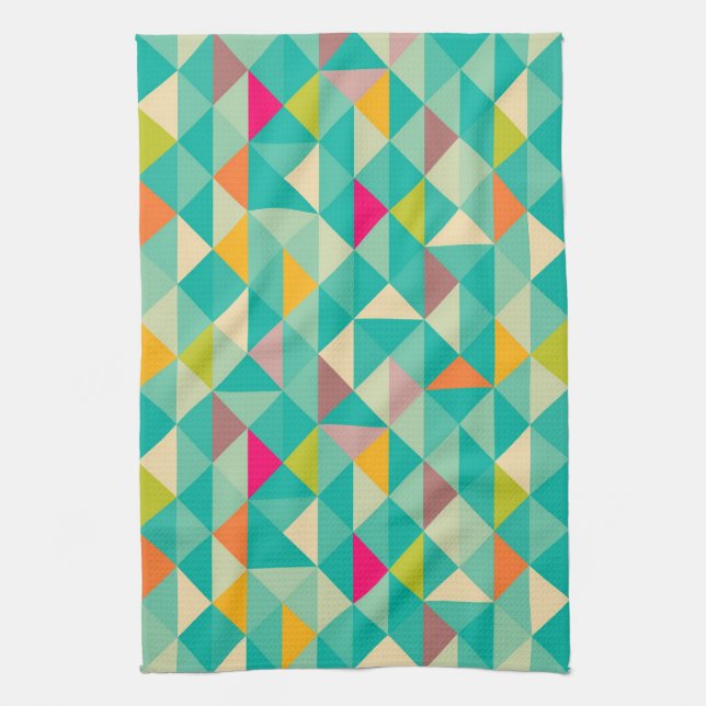 Triangles pattern kitchen towel (Vertical)