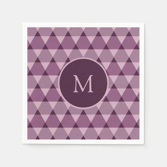 Triangles Pattern Napkin (Front)