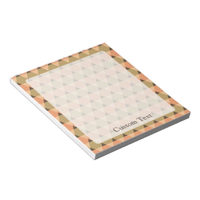 Triangles Pattern Notepad (Angled)