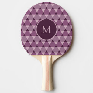 Triangles Pattern Ping Pong Paddle