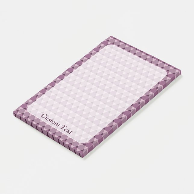 Triangles Pattern Post-it Notes (Angled)