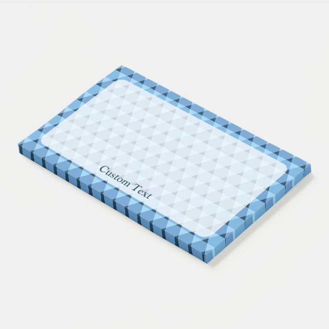 Triangles Pattern Post-it Notes (Angled)