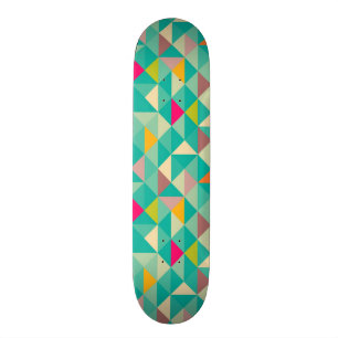 Triangles pattern skateboard