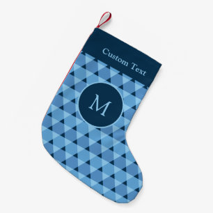 Triangles Pattern Small Christmas Stocking