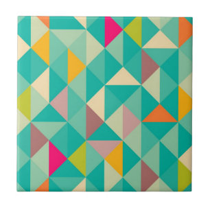 Triangles pattern tile