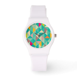 Triangles pattern watch