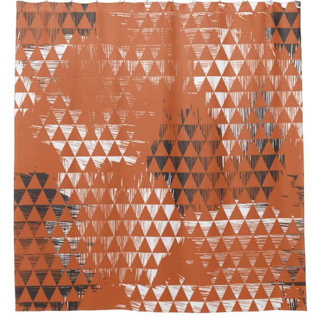 Triangles Seamless: Orange Background (Front)